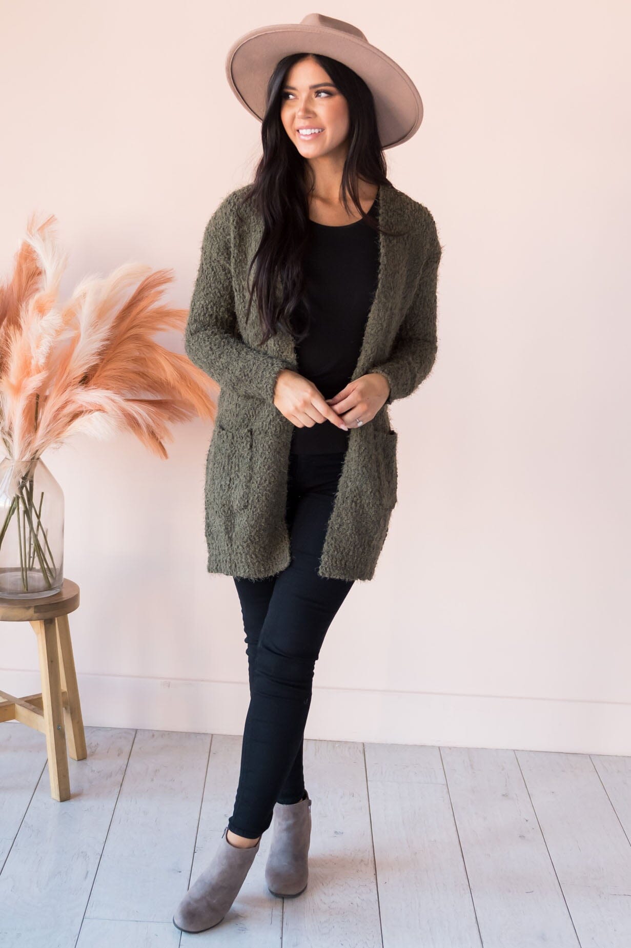 Soft & Cuddly Modest Sweater Cardigan Modest Dresses vendor-unknown 