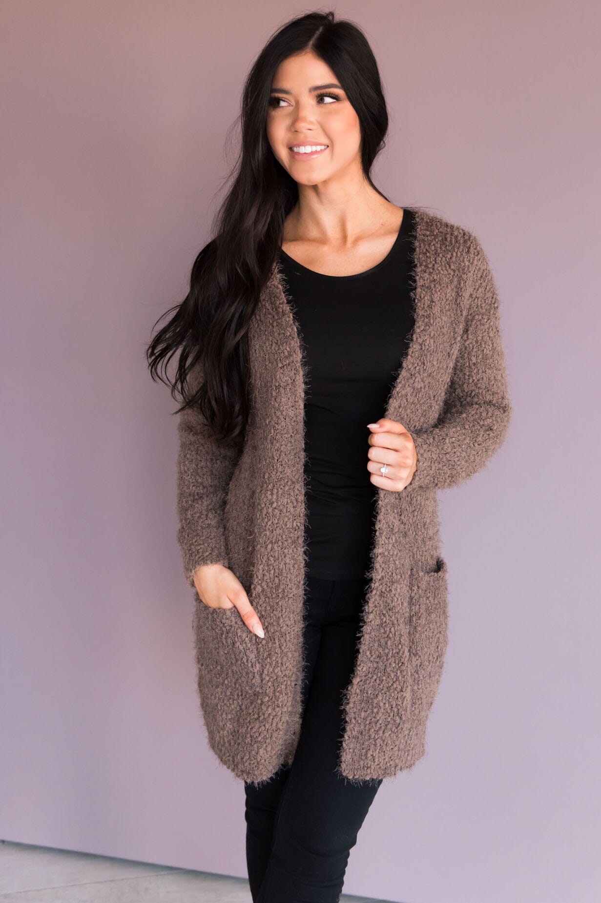 Soft & Cuddly Modest Sweater Cardigan Modest Dresses vendor-unknown 