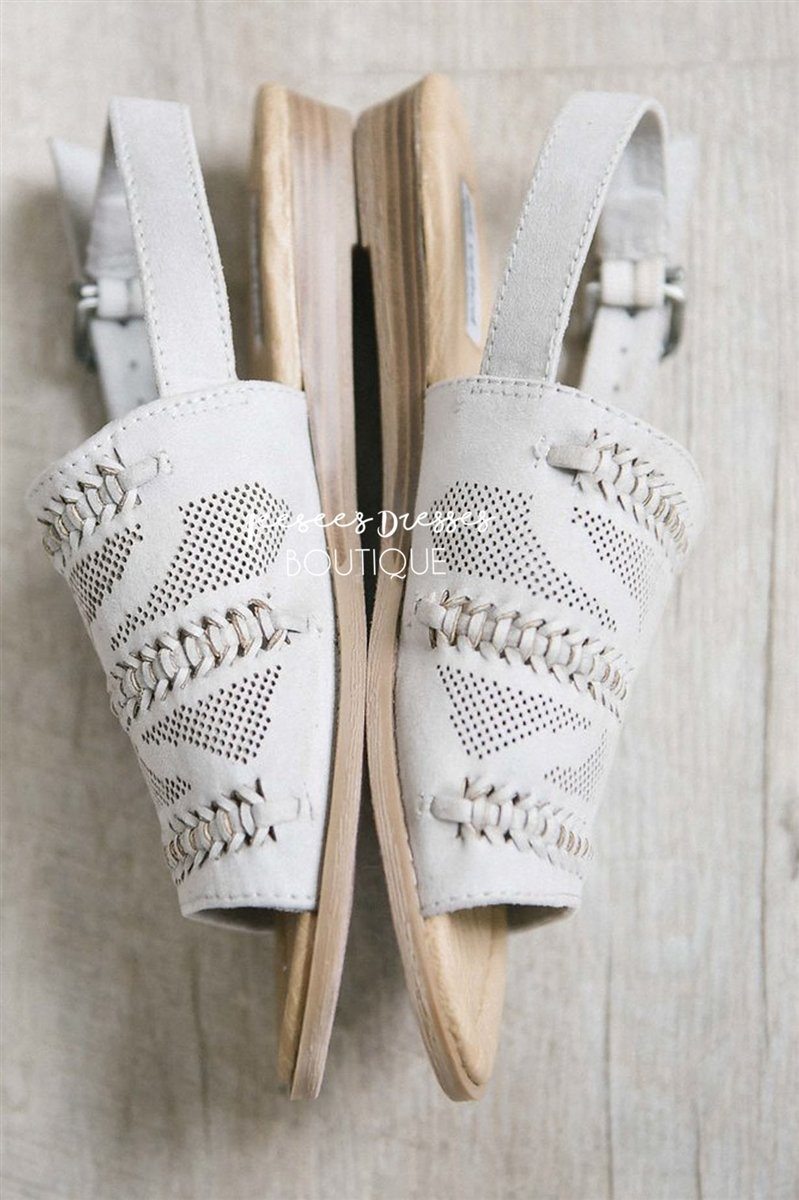 The Ophelia Weaved Sandals Accessories & Shoes vendor-unknown 