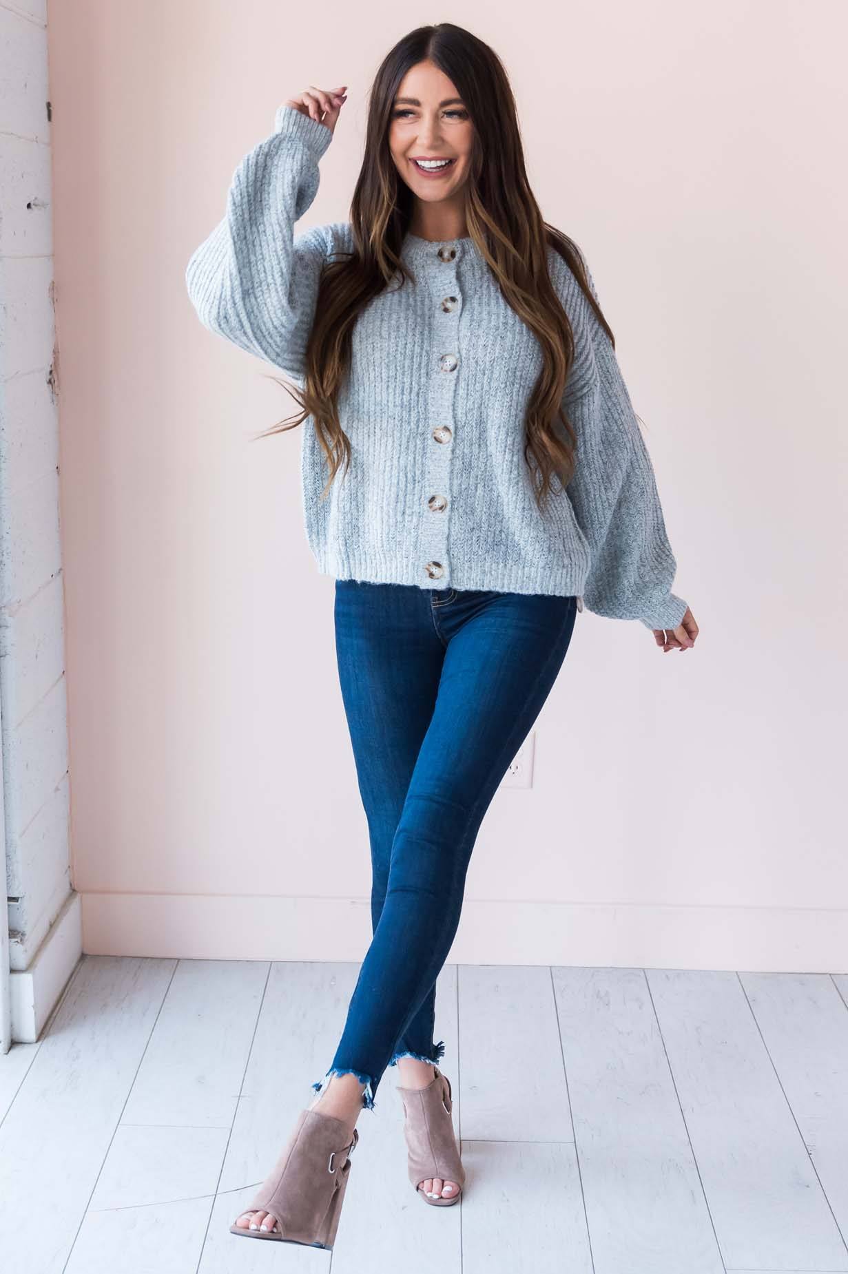 All Yours Modest Cardigan Modest Dresses vendor-unknown 