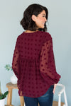 Adored Always Modest Blouse Tops vendor-unknown
