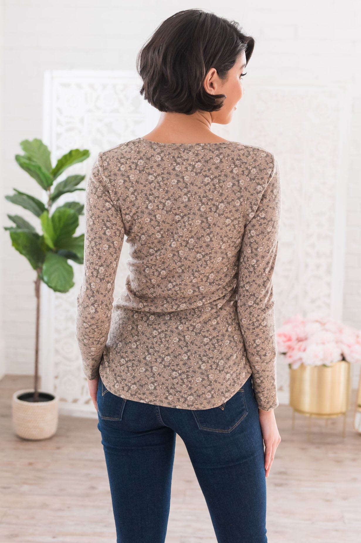 Making Me Proud Modest Thermal Top Modest Dresses vendor-unknown 