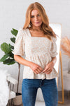 Timing Is Everything Modest Blouse Tops vendor-unknown