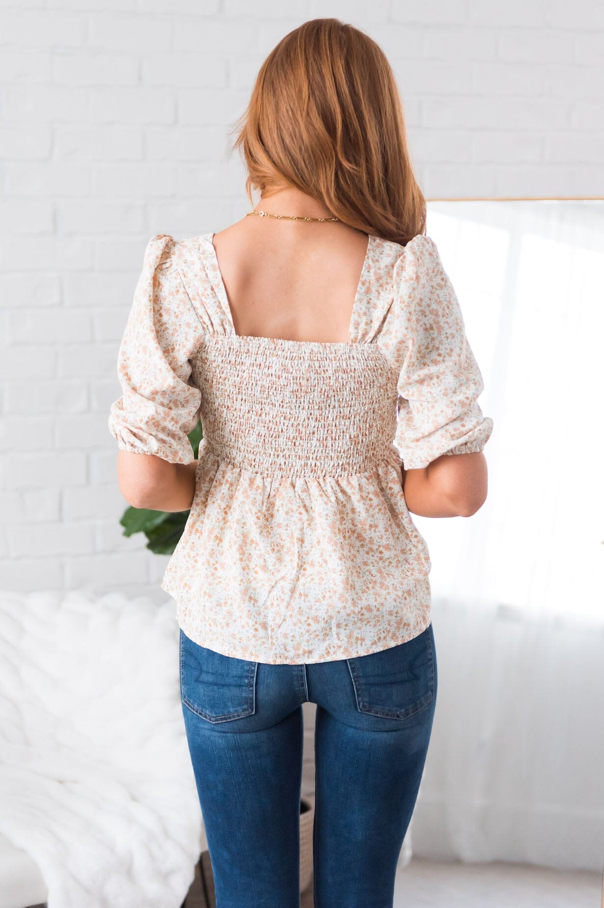 Timing Is Everything Modest Blouse Tops vendor-unknown 