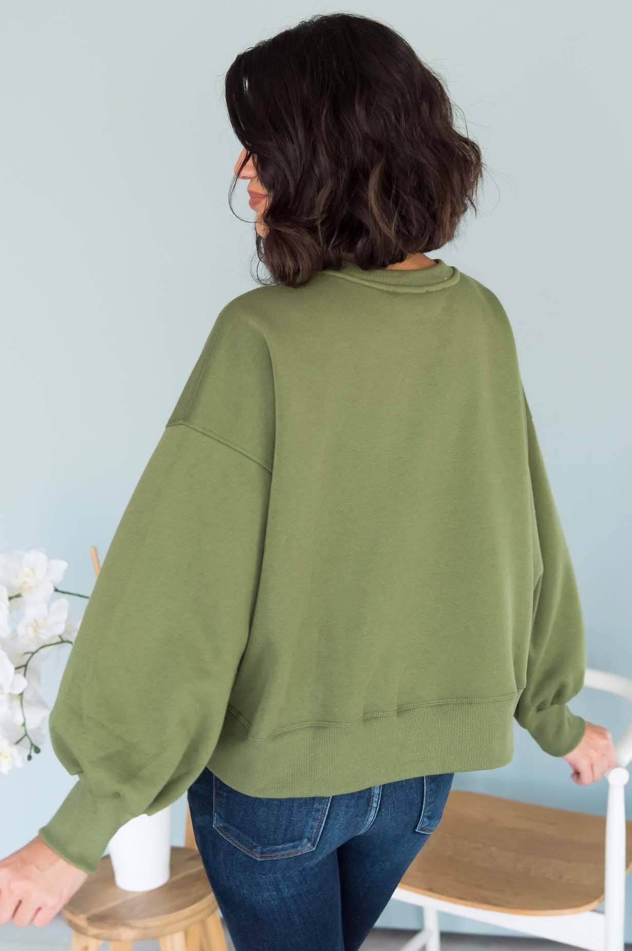 September Sunsets Modest Crewneck Modest Dresses vendor-unknown 