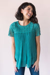 Inner Hope Modest Lace Blouse Tops vendor-unknown 