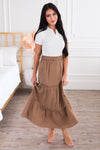 Make An Impression Modest Tiered Skirt Modest Dresses vendor-unknown