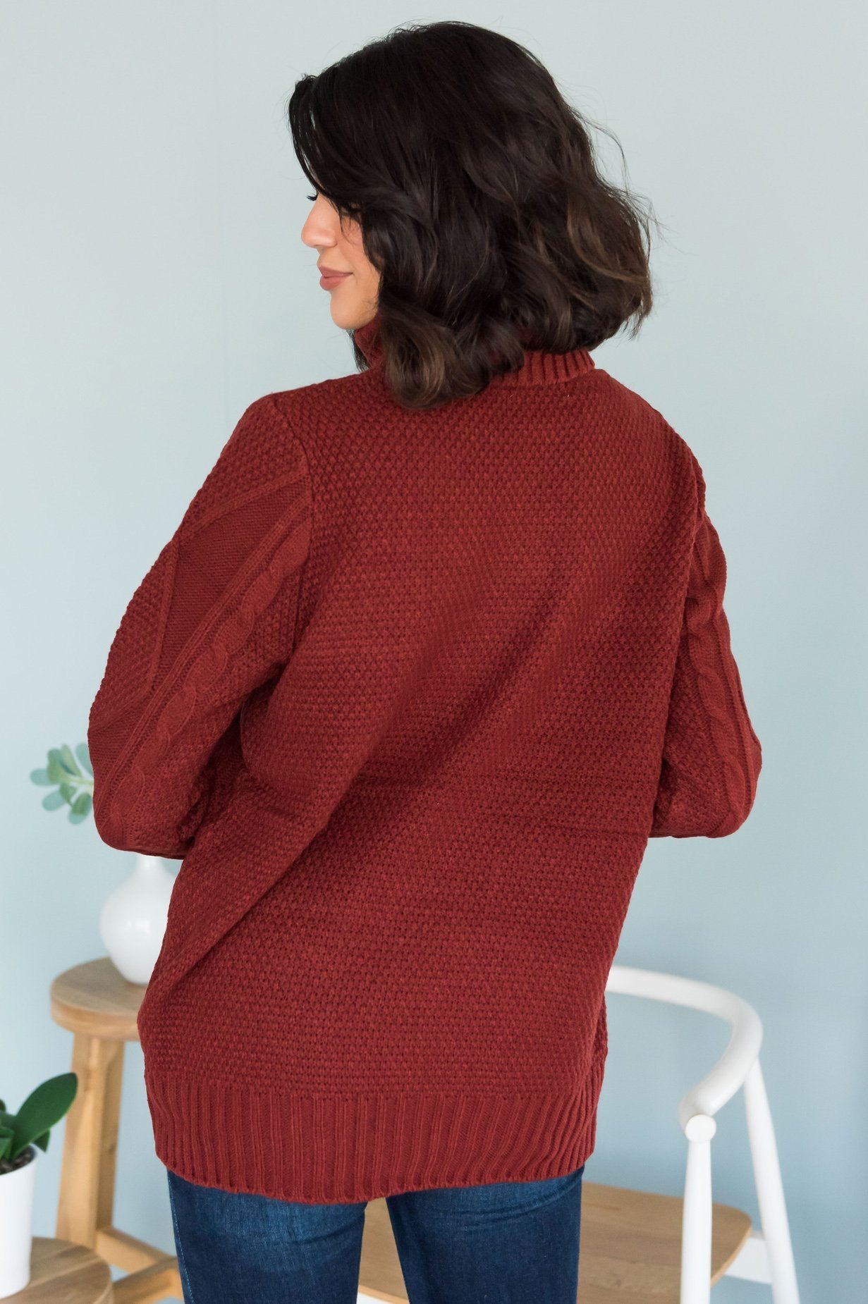 Spiced Smiles Modest Turtleneck Sweater Modest Dresses vendor-unknown 