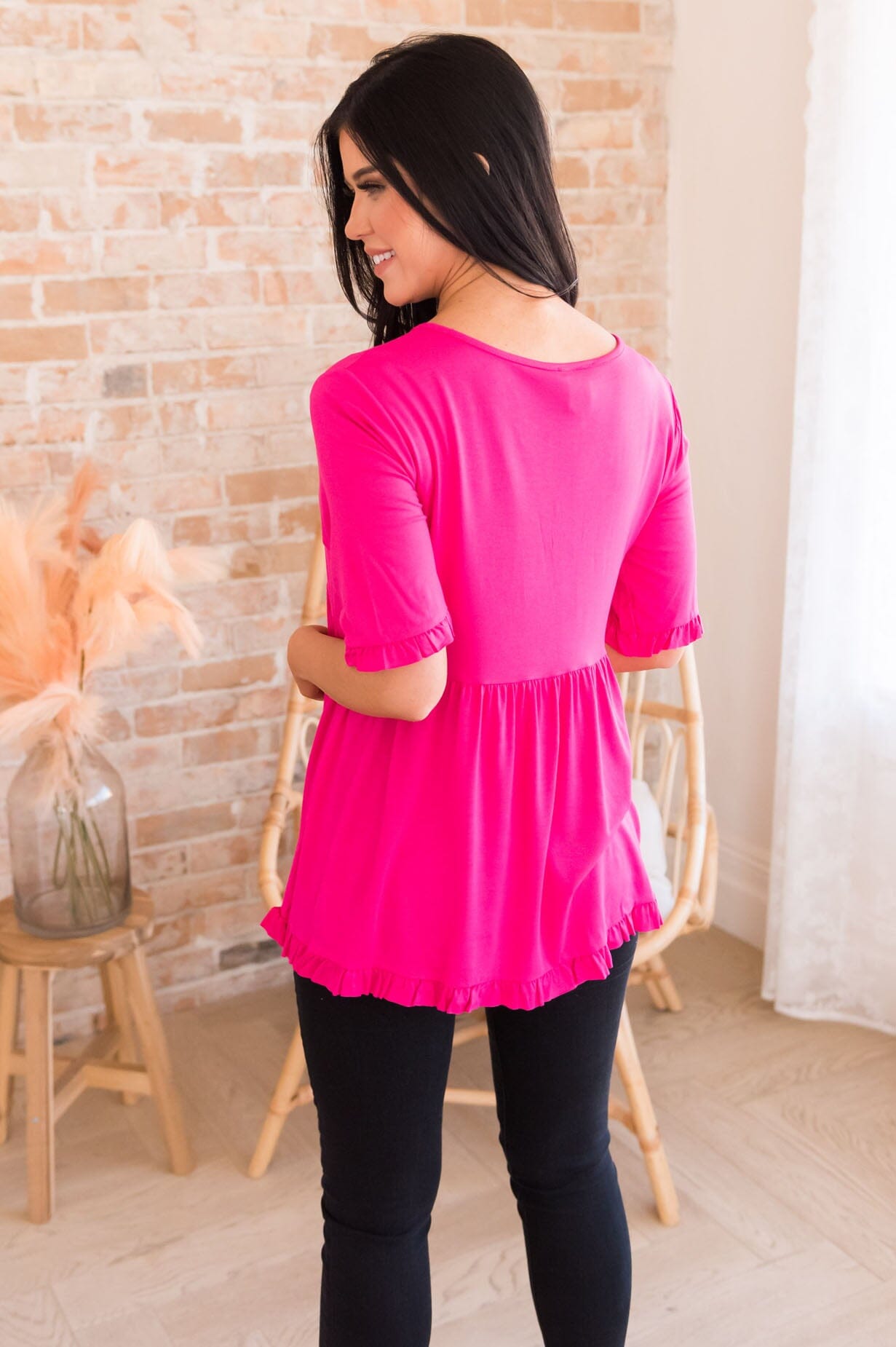 Isn't She Pretty Modest Babydoll Top NeeSee's Dresses 