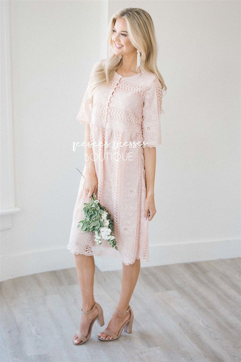 Love At First Sight- Nursing Friendly Modest Dresses vendor-unknown 