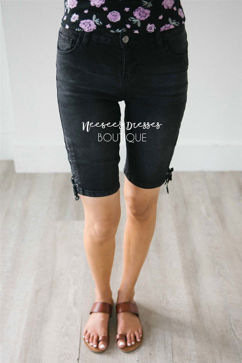 Laced Side Short NEW vendor-unknown 