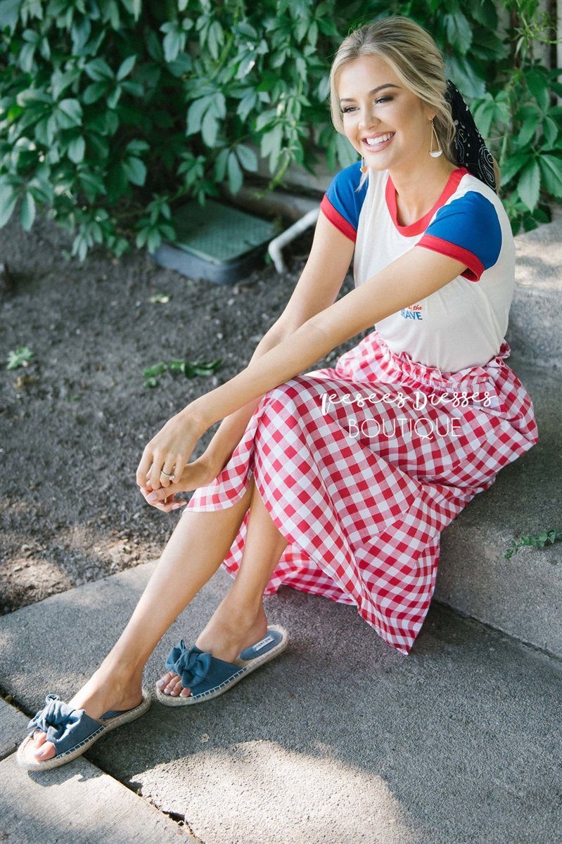 Home of The Free Short Sleeve Top Tops vendor-unknown 