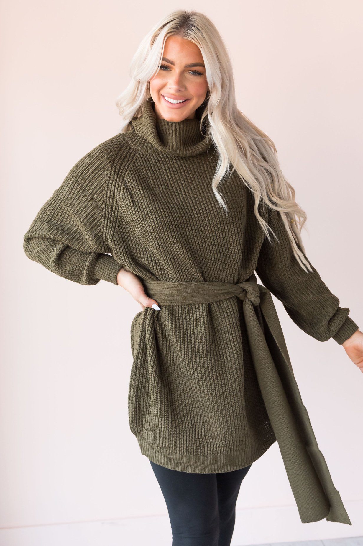 Giving My All Modest Knit Tunic Modest Dresses vendor-unknown 