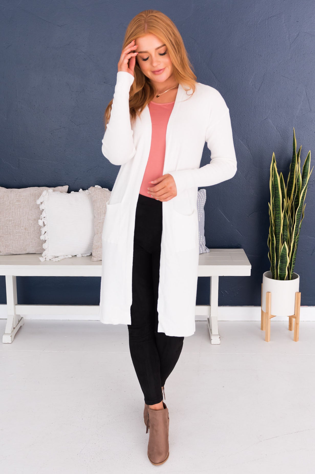 Fall Fashion Faux Suede Leggings Modest Dresses vendor-unknown 