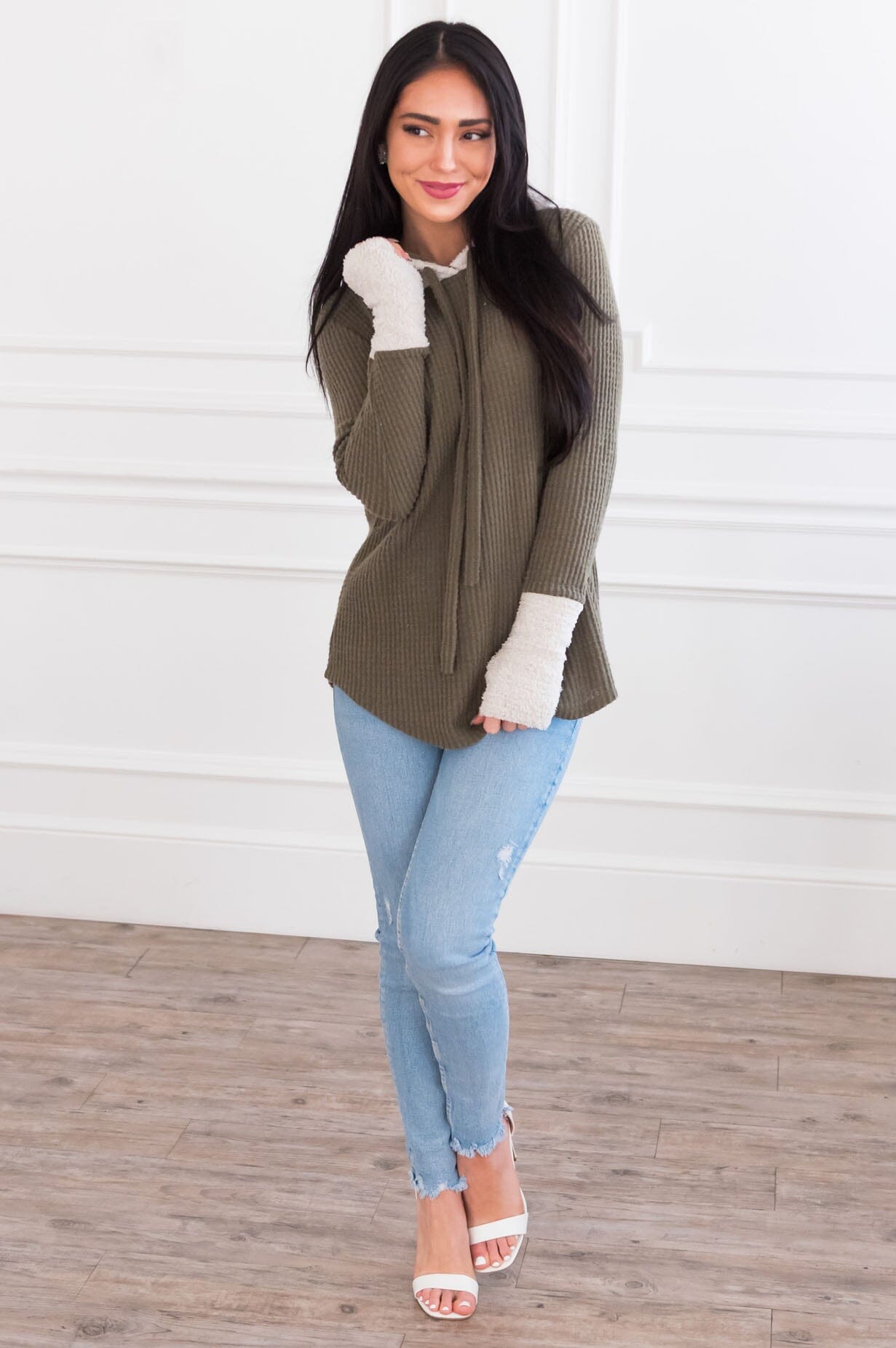 Enjoy The Day Modest Hoodie Modest Dresses vendor-unknown 