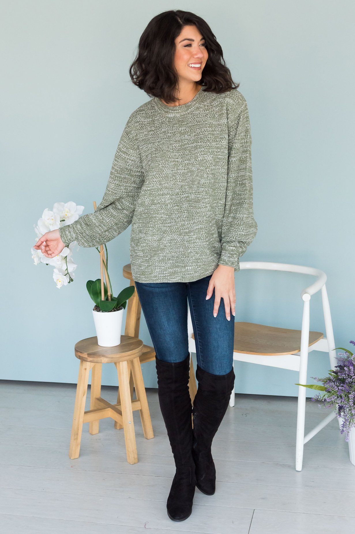 Cuddled Up Modest Sweater Modest Dresses vendor-unknown 