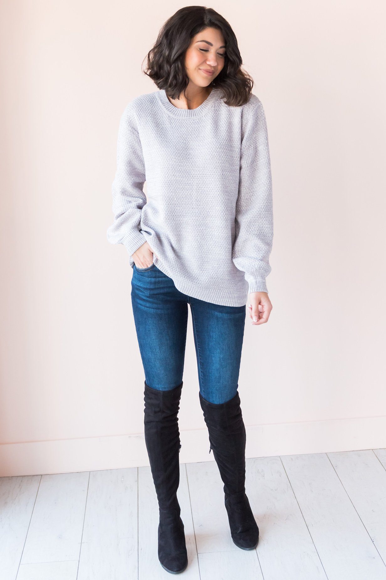 Cuddled Up Modest Sweater Modest Dresses vendor-unknown 