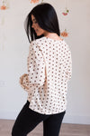 Date Day Modest Polka Dot Top Modest Dresses vendor-unknown