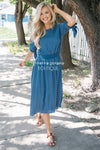 The Juliet Modest Dresses vendor-unknown S Slate Blue