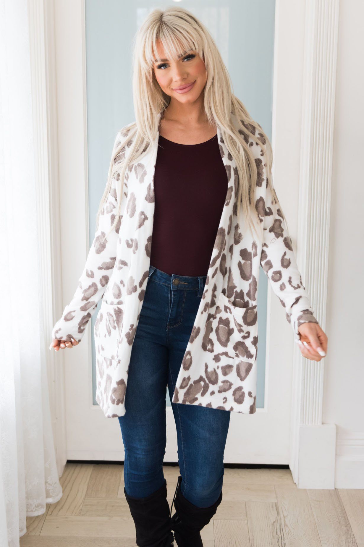 Earn Your Spots Modest Cardigan Modest Dresses vendor-unknown 