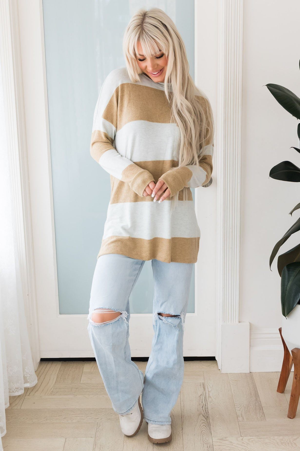 Warmer Days Ahead Modest Sweater Modest Dresses vendor-unknown 