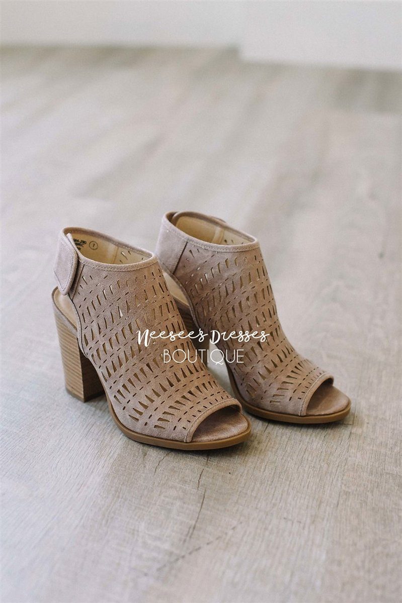 Hit The Town Beige Sandals Accessories & Shoes vendor-unknown Beige 5.5 