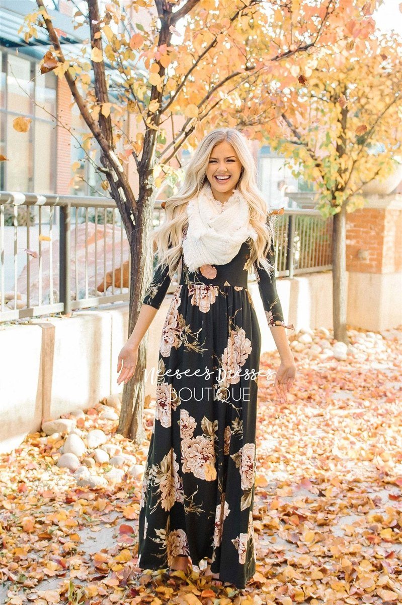 The Jaylee Modest Dresses vendor-unknown Olive S 