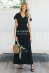 The Stephanie Modest Dresses vendor-unknown Black S