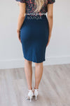Perfect Fit Navy Pencil Skirts vendor-unknown