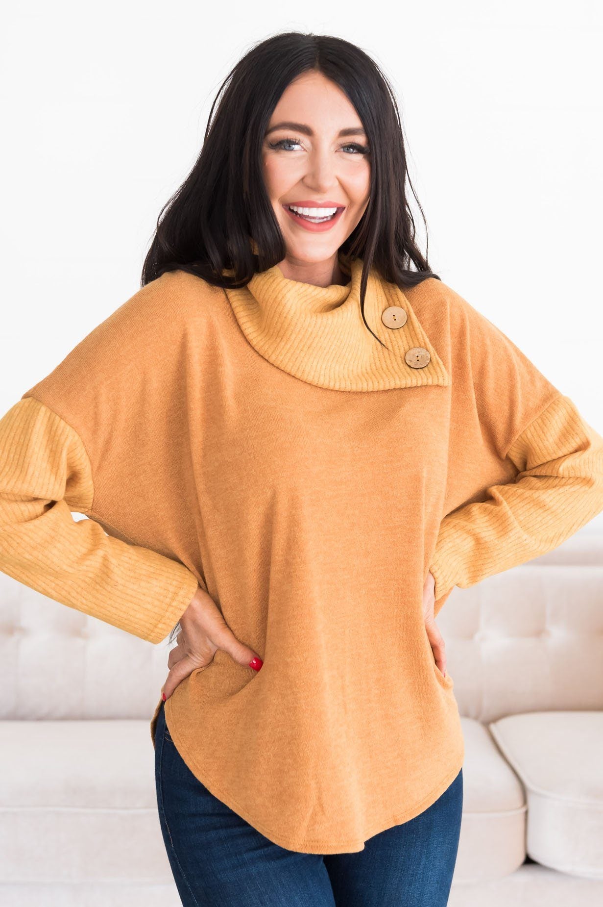 Wrap Me Up Modest Sweater Tops vendor-unknown 