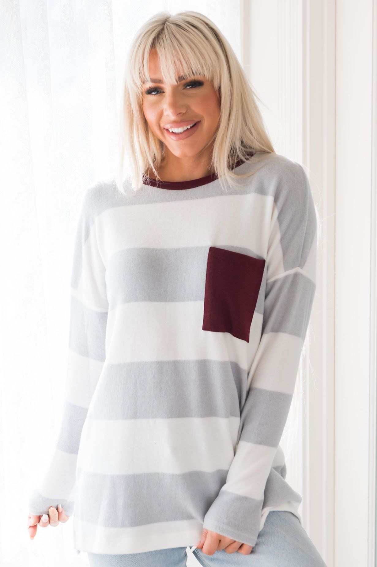 Couldn't Be Cozier Modest Blouse Modest Dresses vendor-unknown 