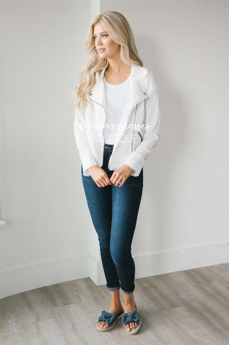 Charming Moto Jacket Tops vendor-unknown 