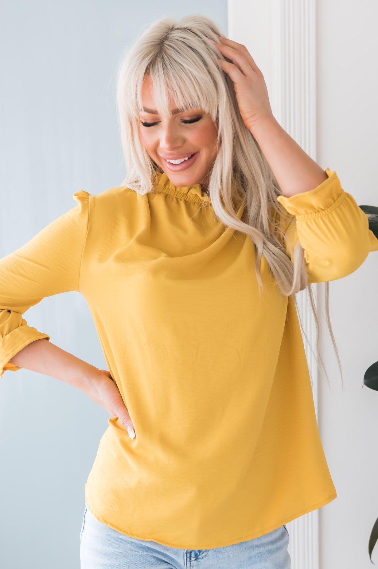 Catch You Later Modest Blouse Modest Dresses vendor-unknown 