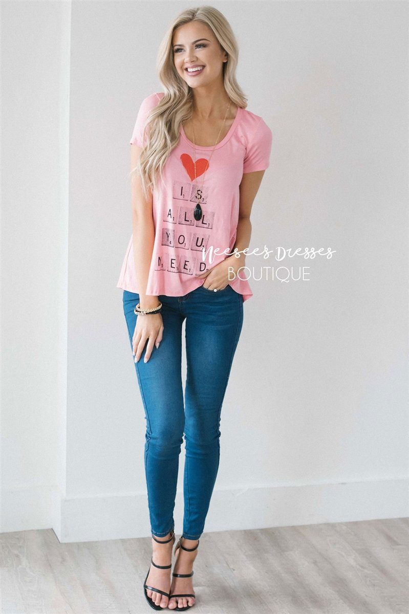 Scrabble Valentines Day Top Tops vendor-unknown 