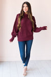 Taste of Fall Chunky Turtleneck modest Sweater Modest Dresses vendor-unknown