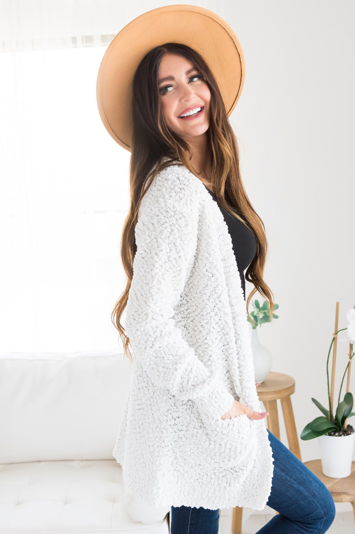 Hello Autumn Modest Cardigan Modest Dresses vendor-unknown 