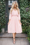 The Aubrey - 3/4 Length Sleeves Modest Dresses vendor-unknown