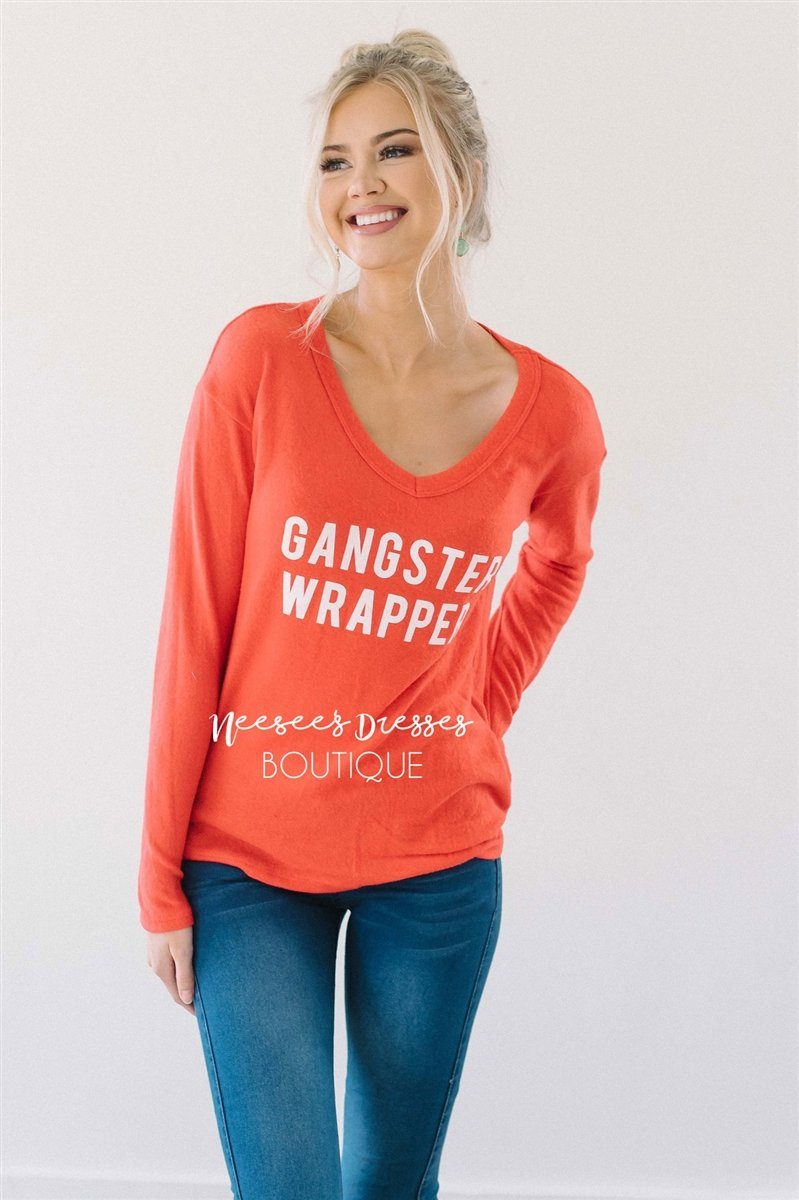 Gangster Wrapper Red Sweater New Year SALE vendor-unknown XS Red 