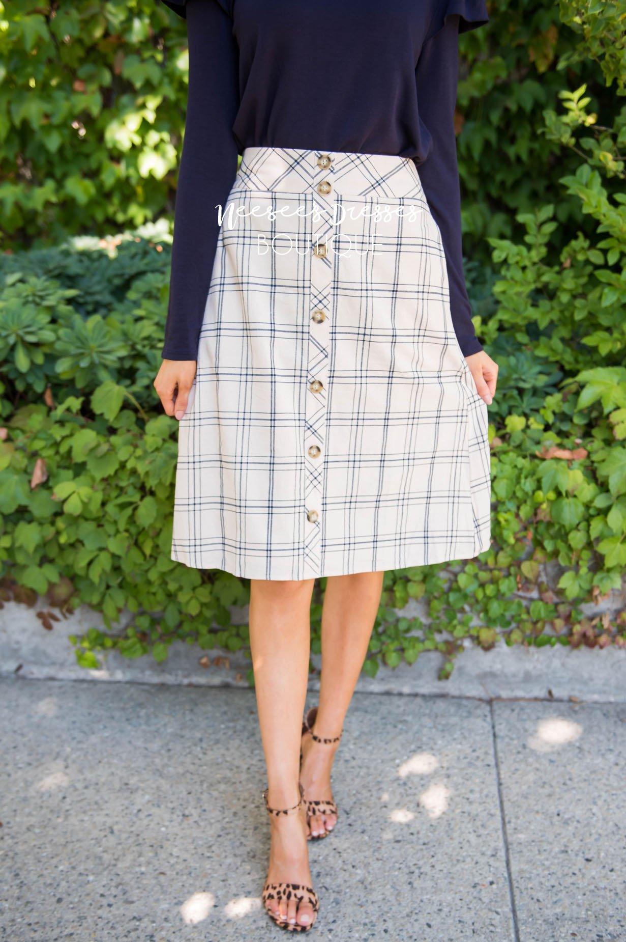 Always Tell Me Goodnight Skirt Modest Dresses vendor-unknown 