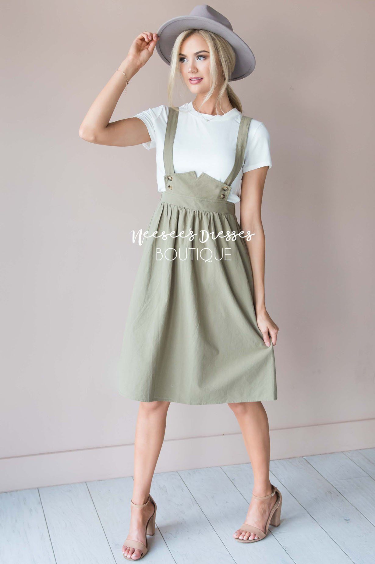 The Autumn Overall Dress Modest Dresses vendor-unknown 