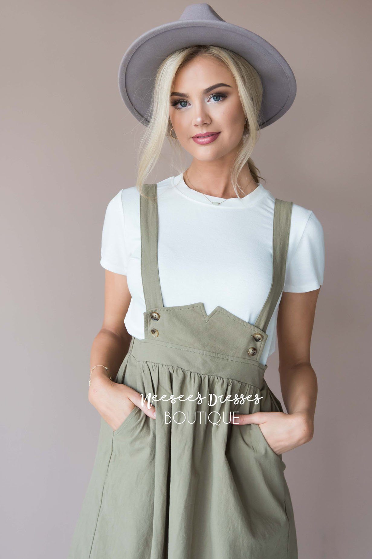 The Autumn Overall Dress Modest Dresses vendor-unknown 