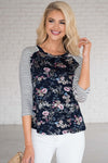 Among The Wildflowers Baseball Tee Modest Dresses vendor-unknown