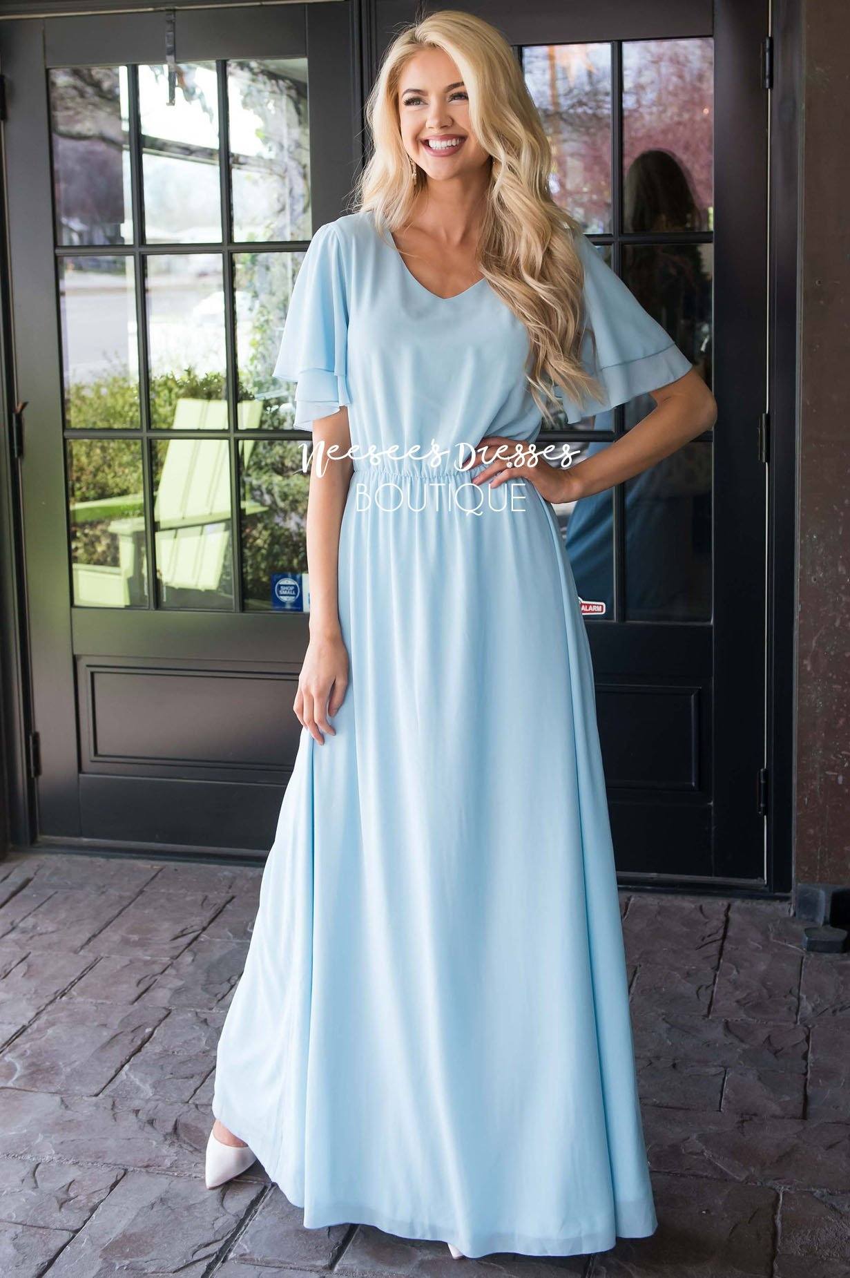 The Chloe Chiffon Maxi Dress Modest Dresses vendor-unknown 