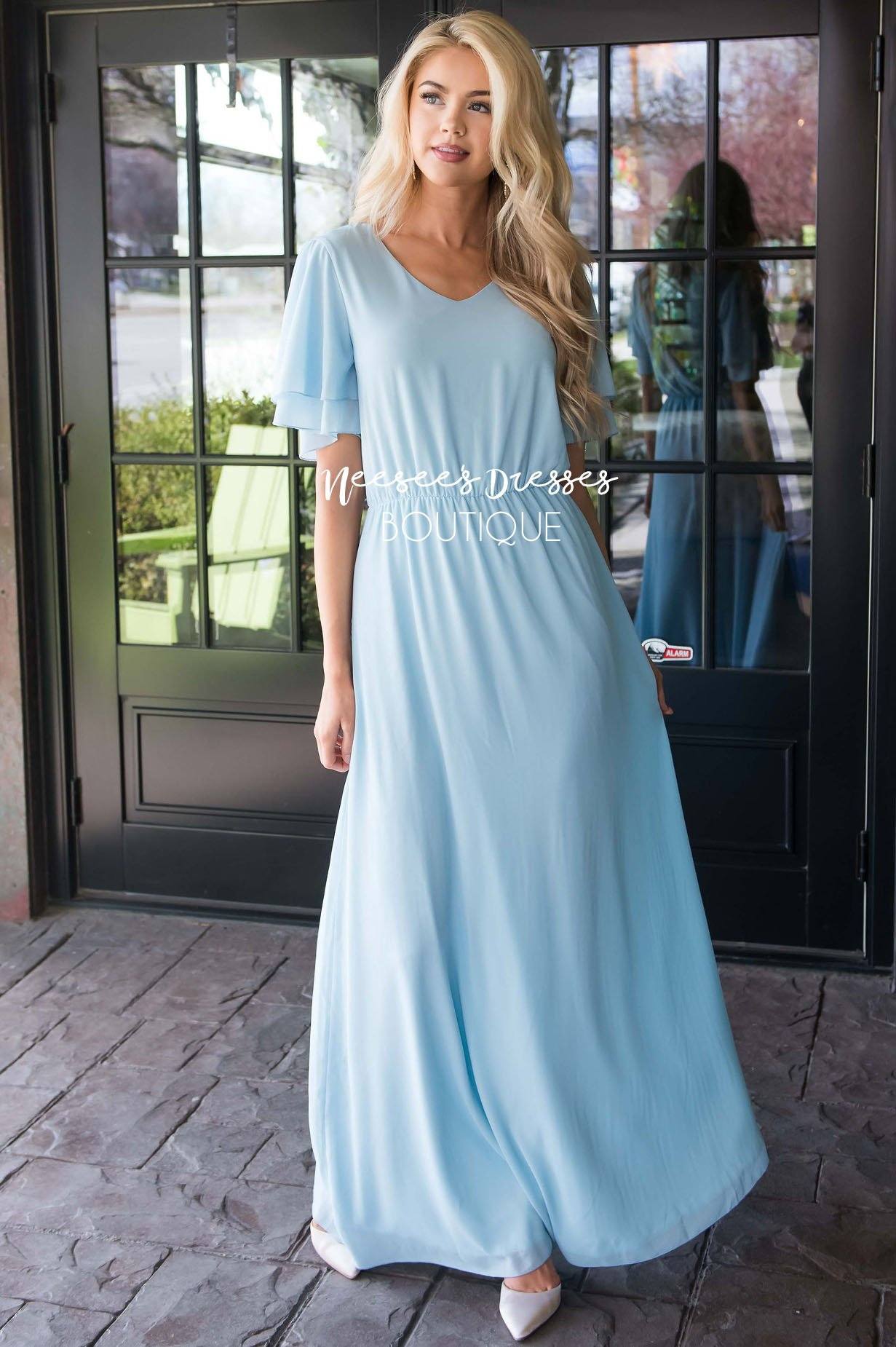 The Chloe Chiffon Maxi Dress Modest Dresses vendor-unknown 