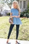 Sweet As Honey Baby Doll Top Modest Dresses vendor-unknown