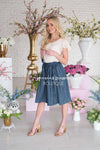 Be Humble Tie Waist Skirt Modest Dresses vendor-unknown