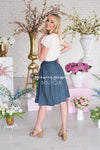Be Humble Tie Waist Skirt Modest Dresses vendor-unknown