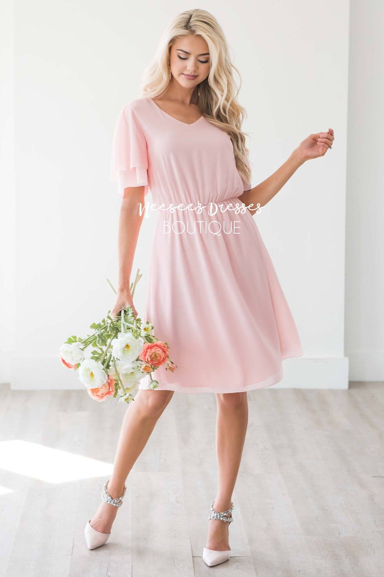 The Claire Chiffon Dress Modest Dresses vendor-unknown 