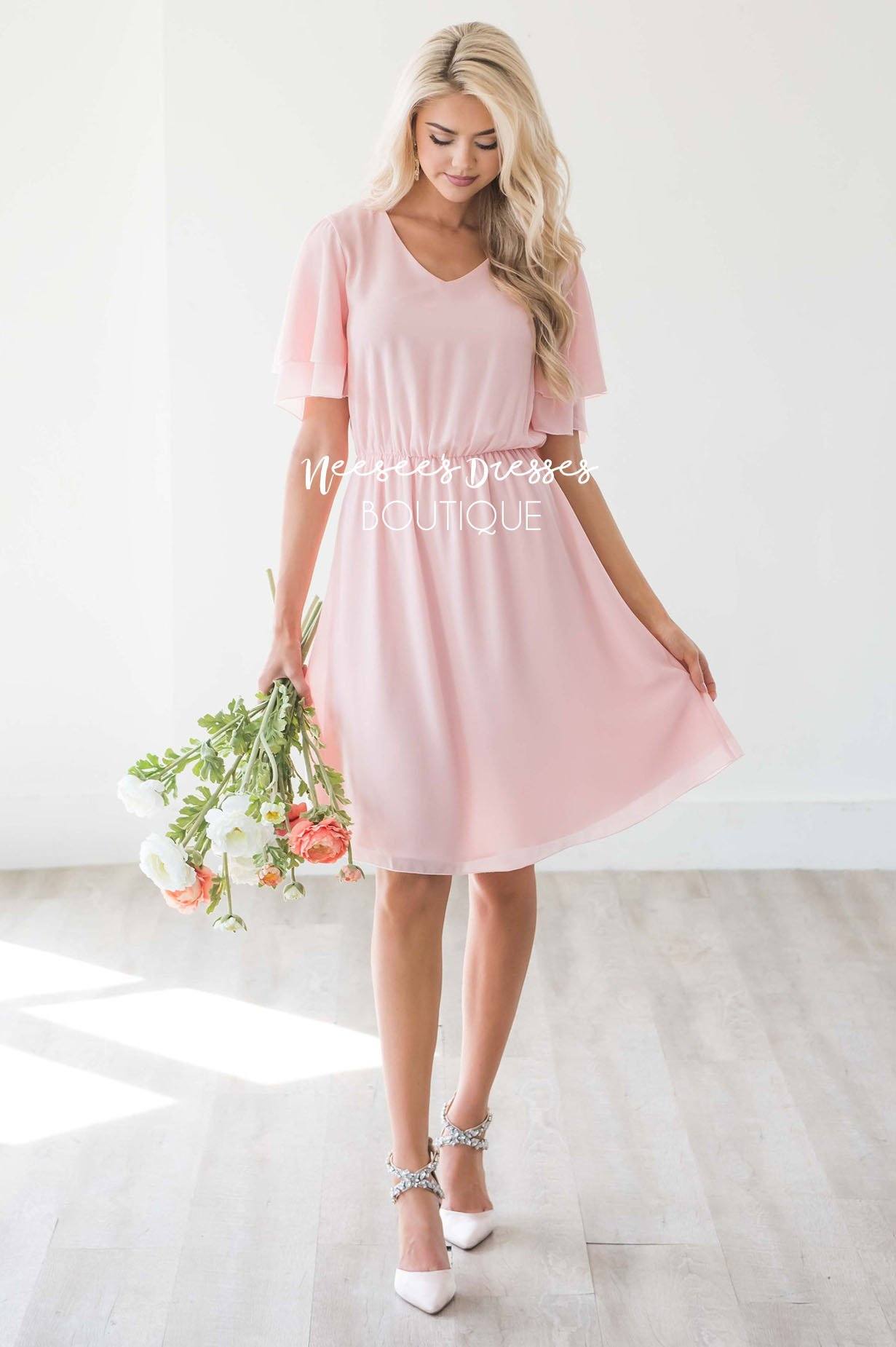 The Claire Chiffon Dress Modest Dresses vendor-unknown 