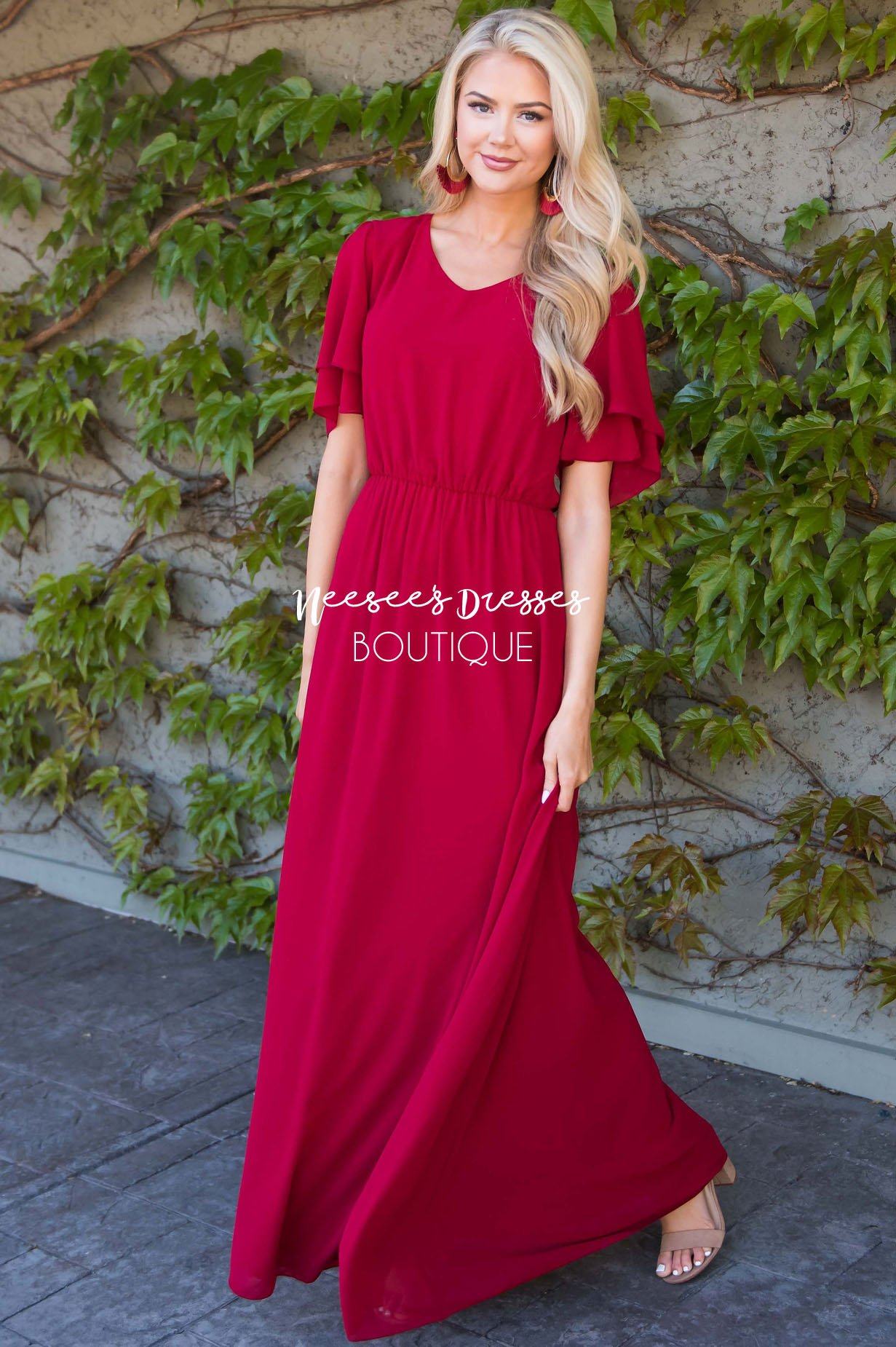 The Chloe Chiffon Maxi Dress Modest Dresses vendor-unknown 